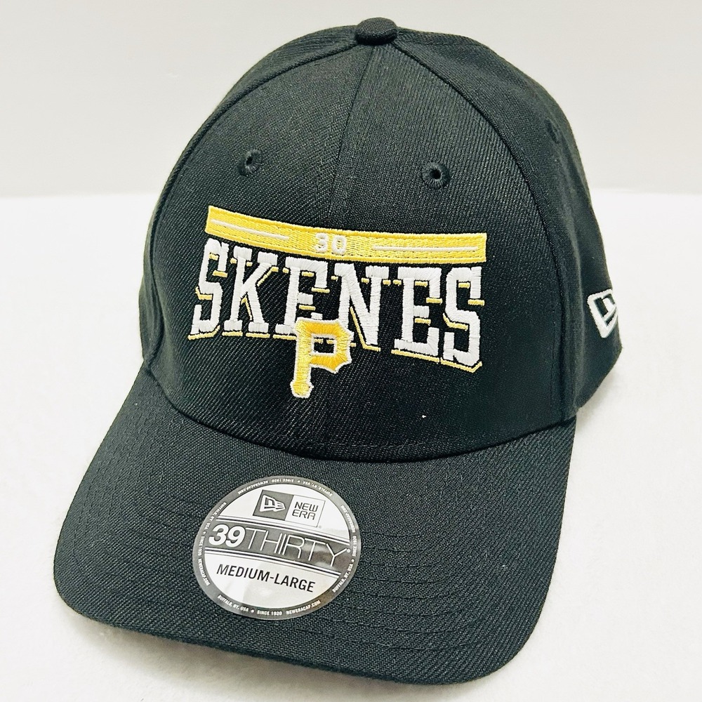 New Era Paul Skenes Pittsburgh Pirates Script 39THIRTY Hat Cap Stretch Flex M/L